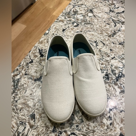 NWOT Seavees Womens Baja Slip On Standard Vintage White Linen SIZE: 7 - Picture 3 of 8